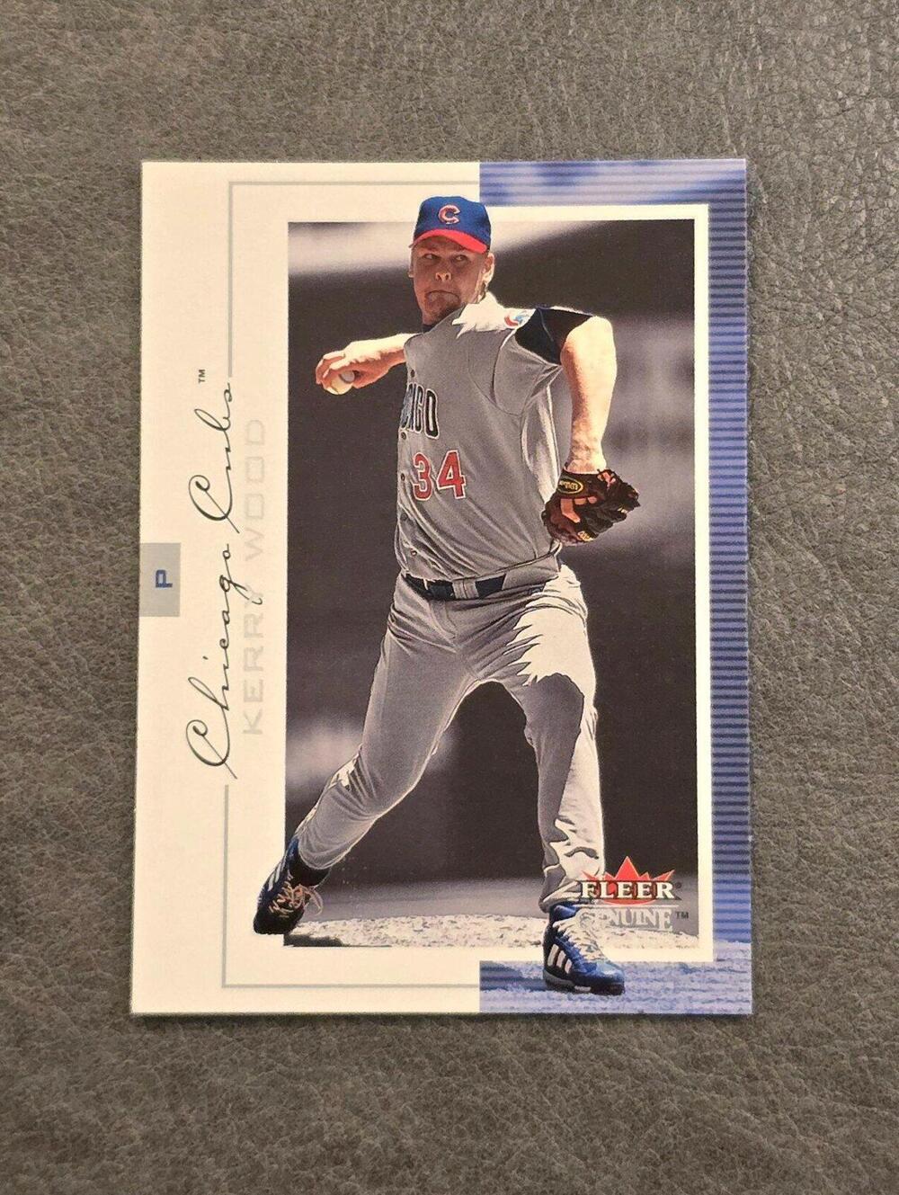 2001 Fleer Genuine #70 Kerry Wood Baseball Card